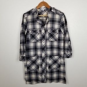 Standard James Perse Plaid Flannel Dress 2